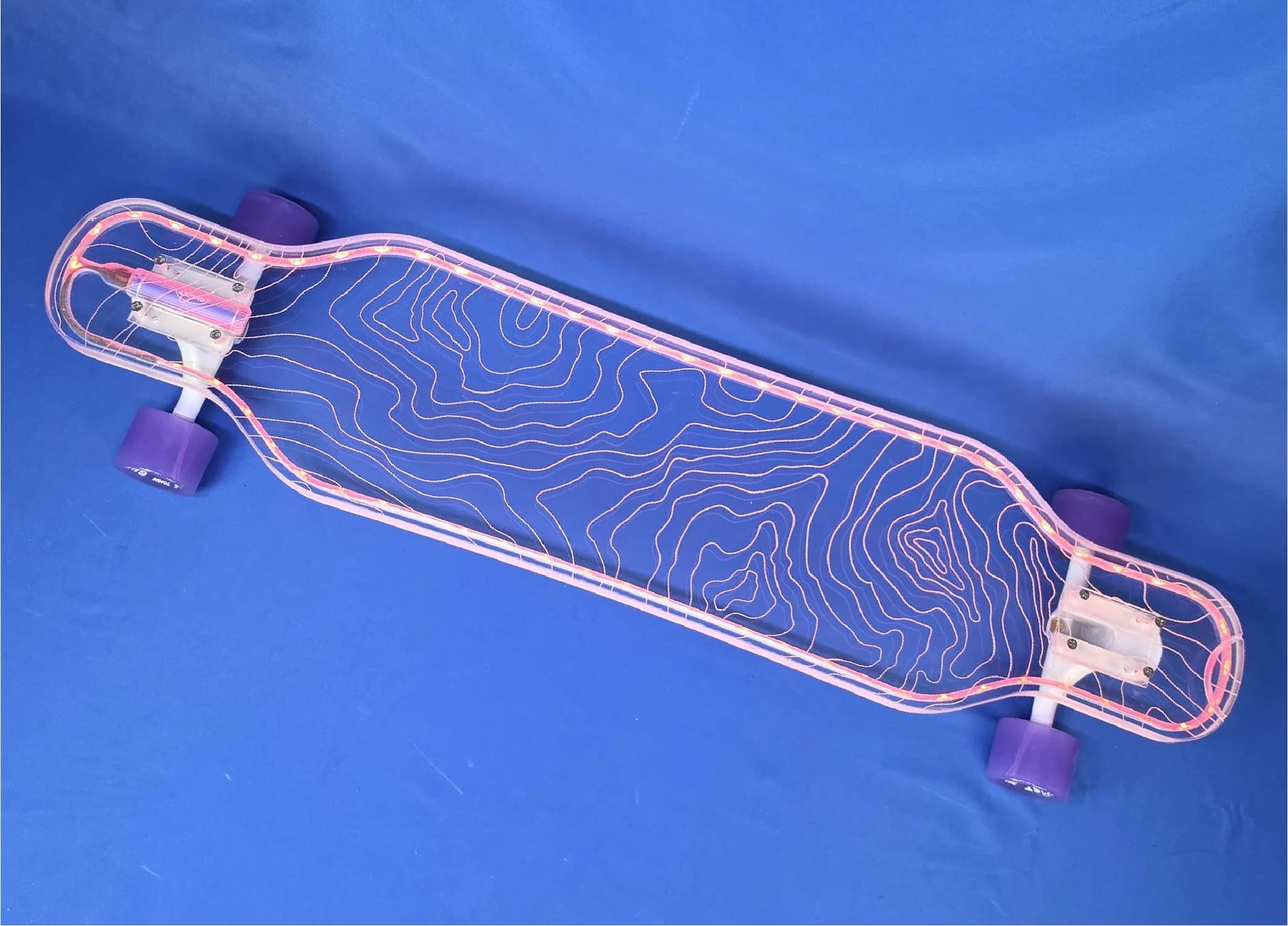 40″ Platypus Topograph Longboard with Full LEDs, Closeout