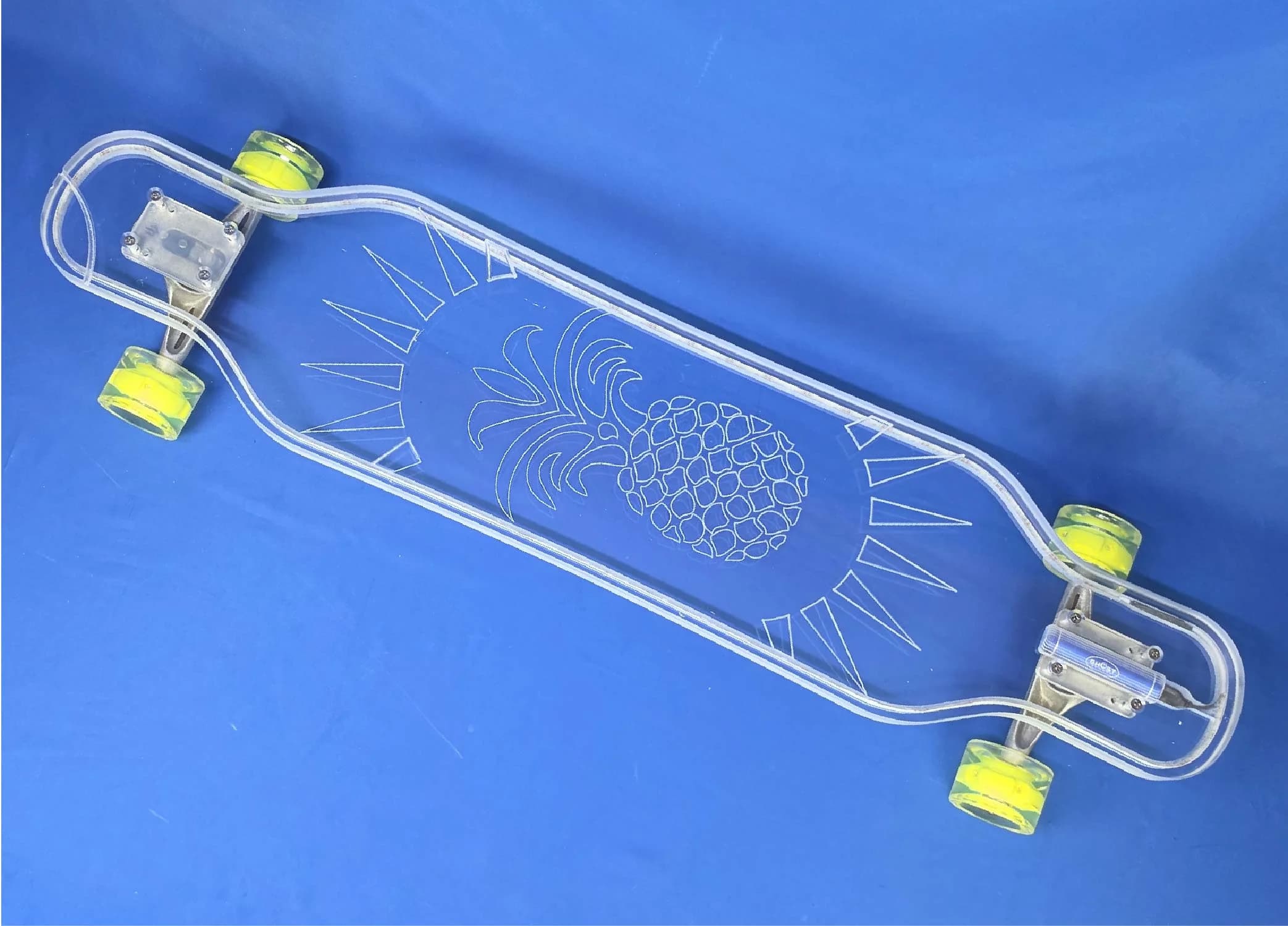 40″ Platypus Pineapple Longboard with Full LEDs and 1″ Deck, Closeout - thumbnail 2