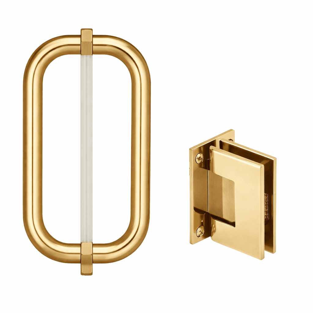Satin Brass Hardware Color – Shower Package