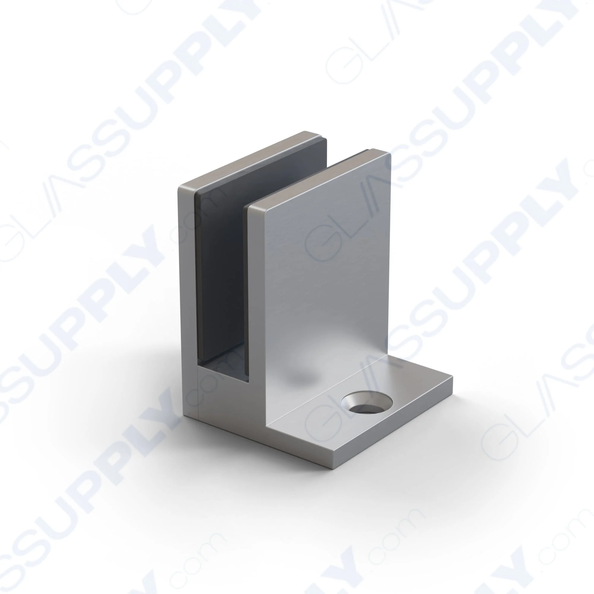 L shaped Glass to Wall Clamp