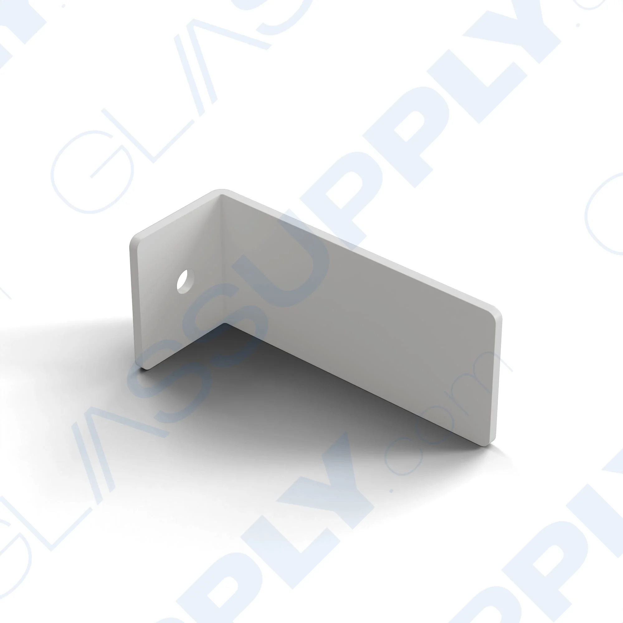 Aluminum Framed Railing Wall to Post L-Bracket - thumbnail 2