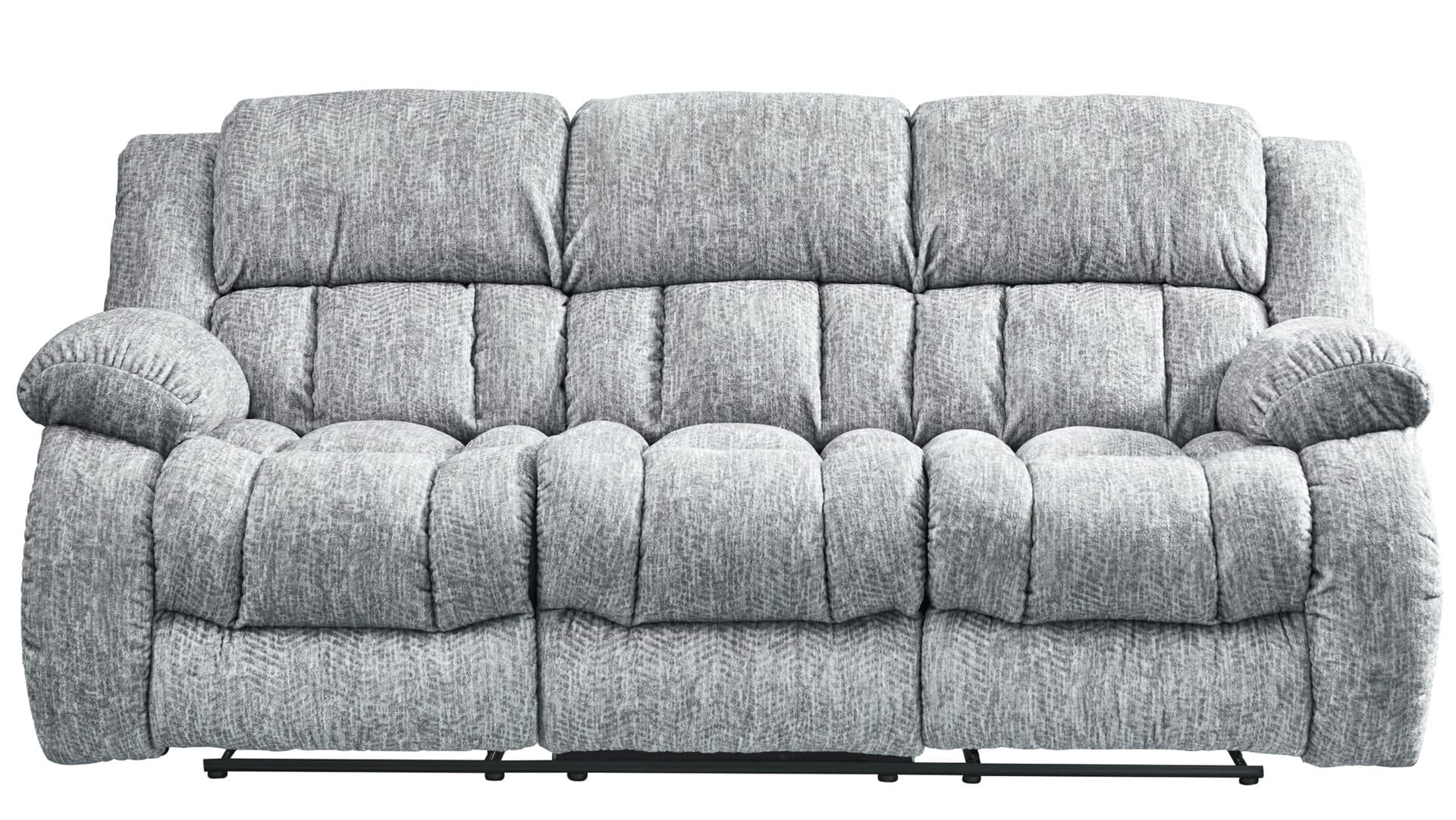 U250 GREY RECLINING SOFA/CONSOLE RECLINING LOVESEAT - thumbnail 2