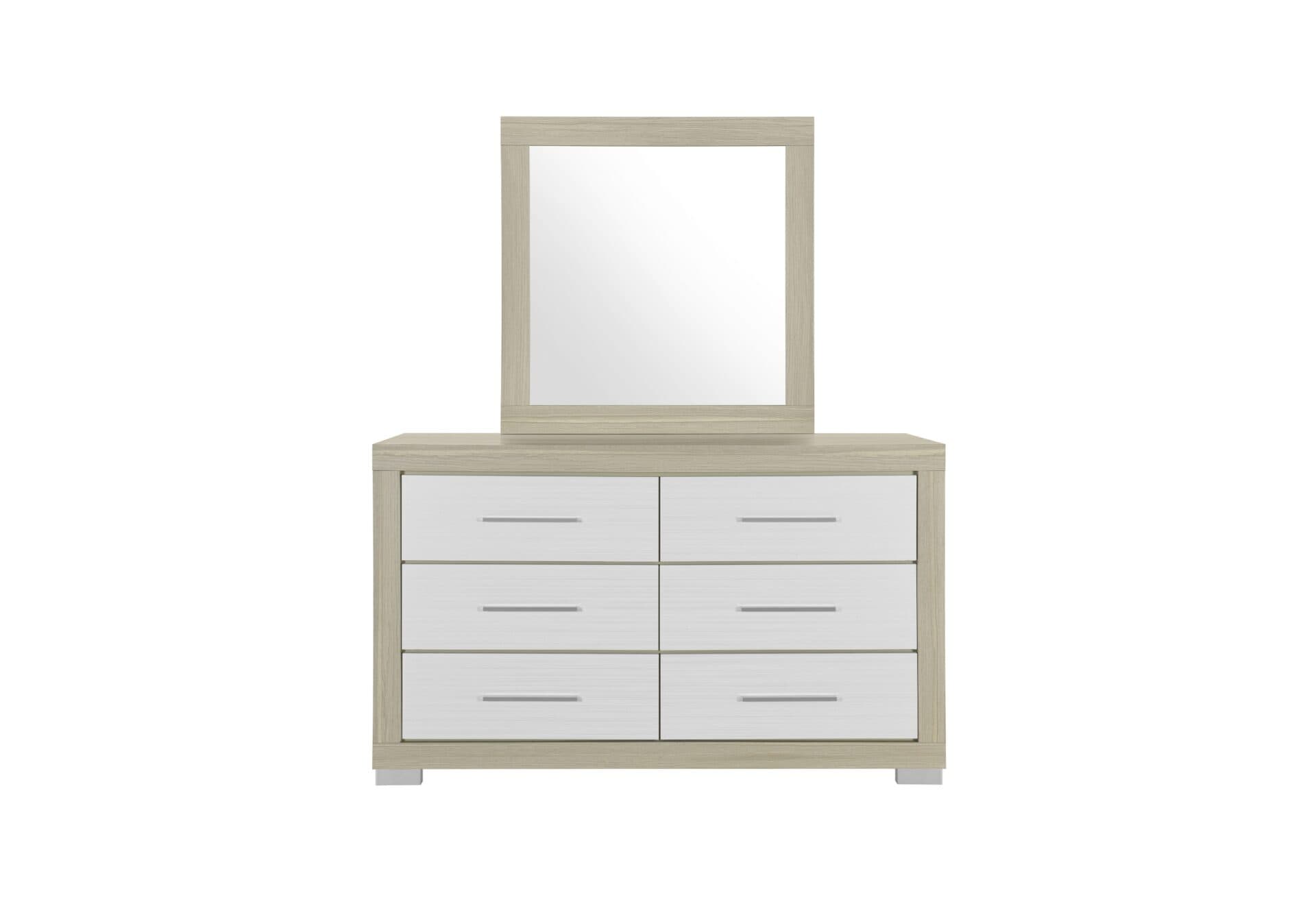 EMMA NATURAL/WHITE DRESSER - thumbnail 3