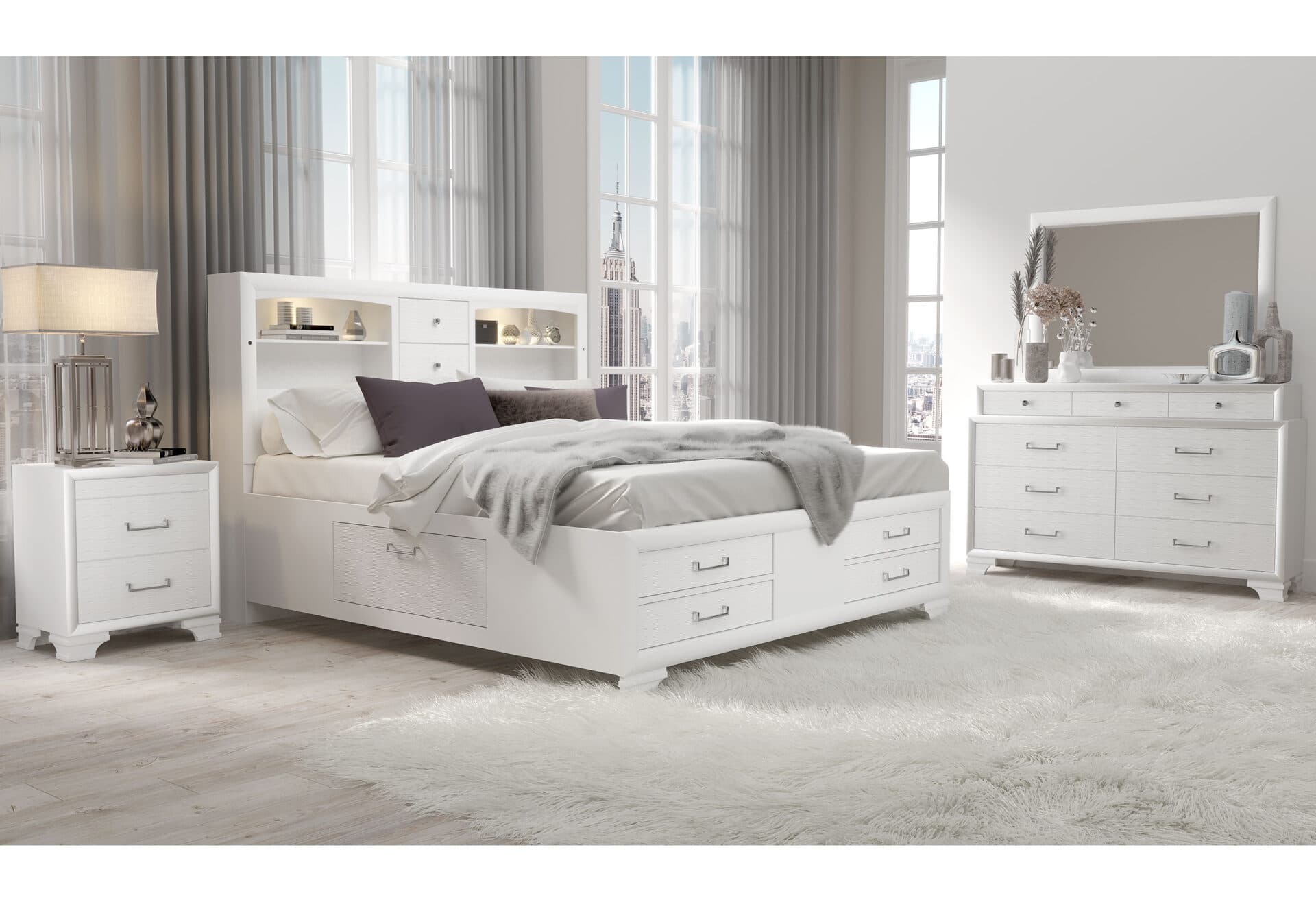 JORDYN WHITE NIGHTSTAND - thumbnail 3