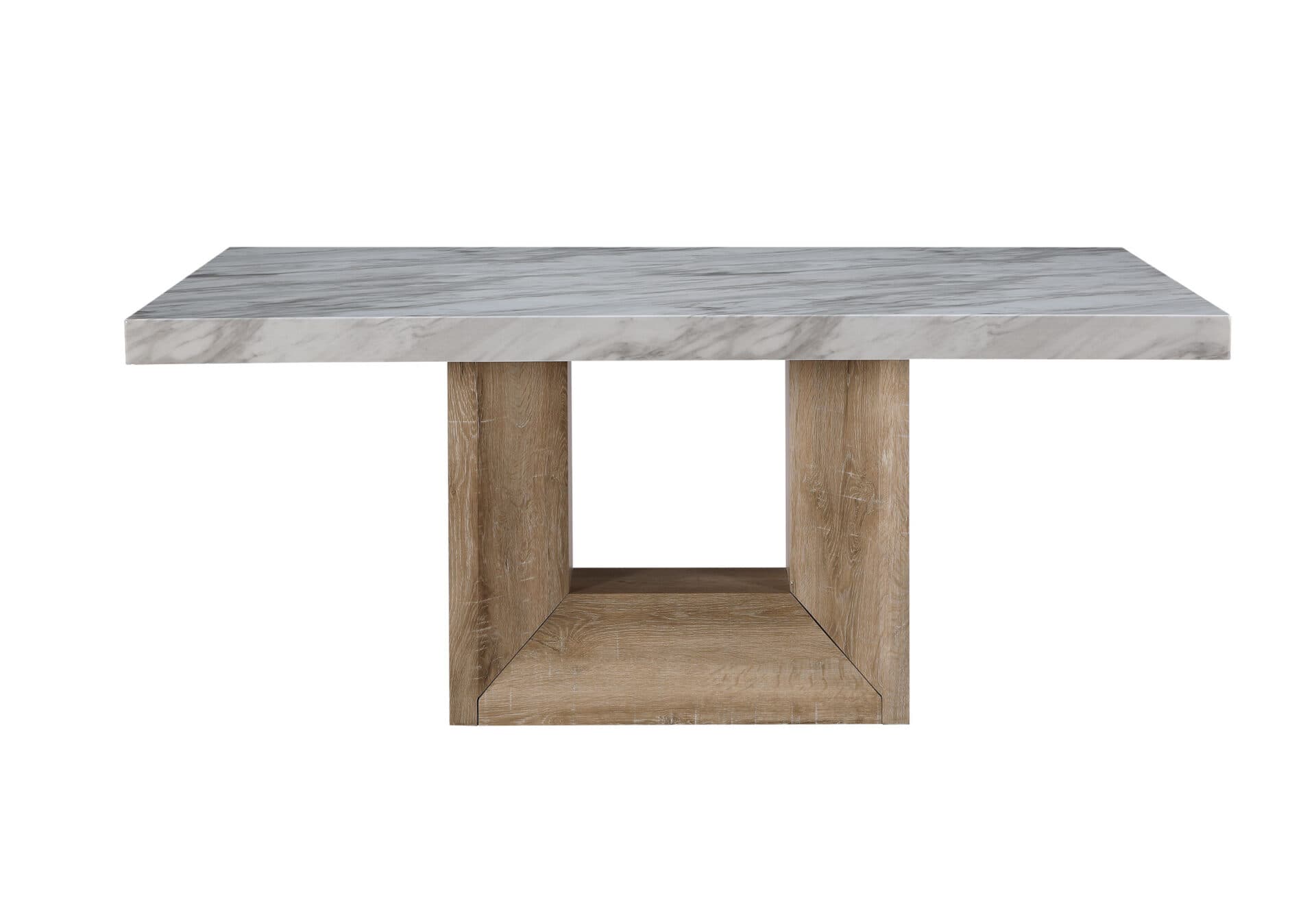 D02 NATURAL DINING TABLE + 6 D8683 DINING CHAIRS - thumbnail 2