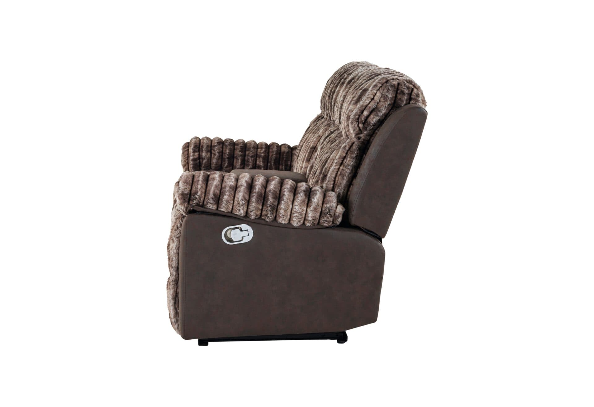 U6028 BROWN CONSOLE RECLINING LOVESEAT - thumbnail 3