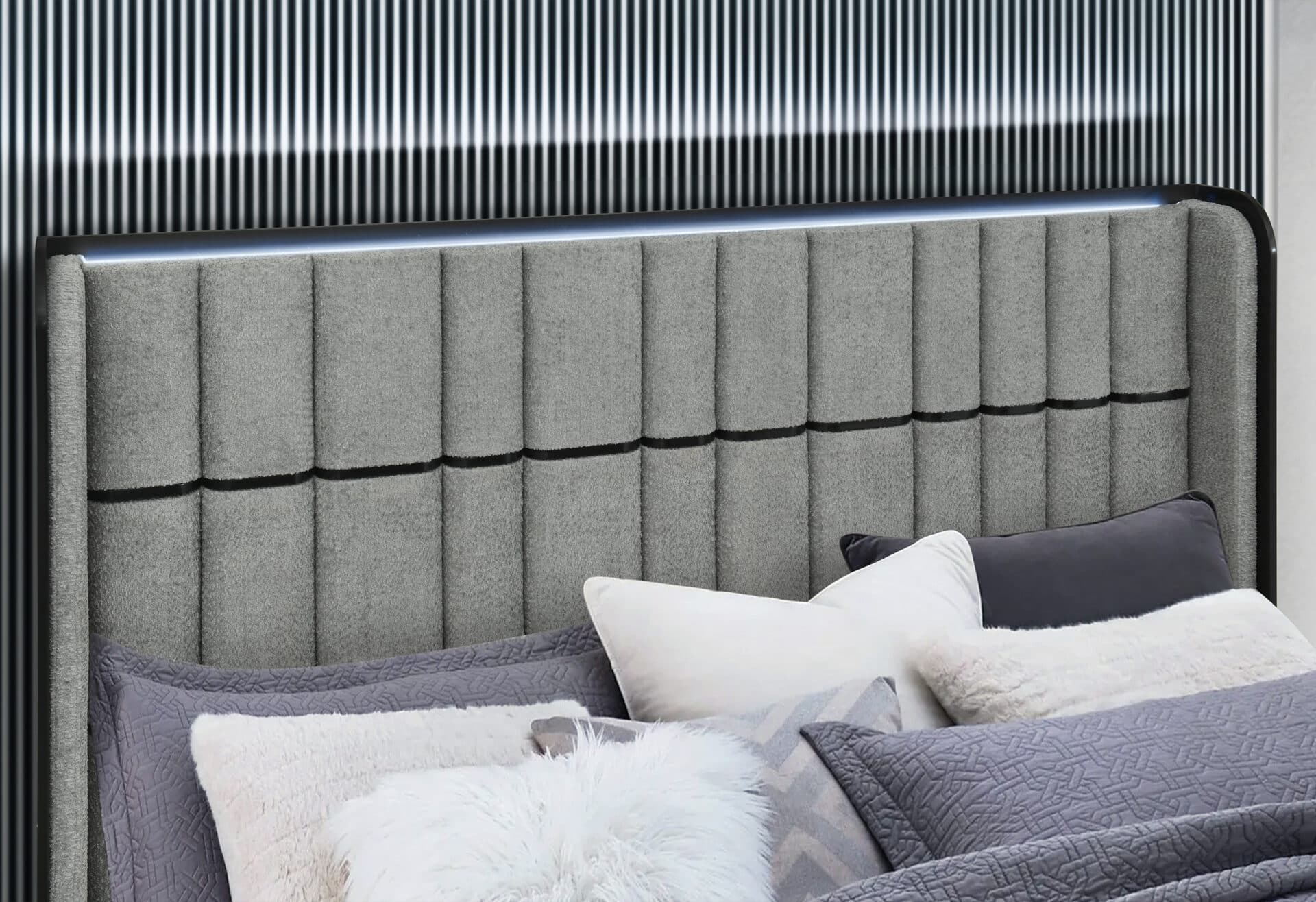ISABELLA GREY KING BED GROUP - thumbnail 4