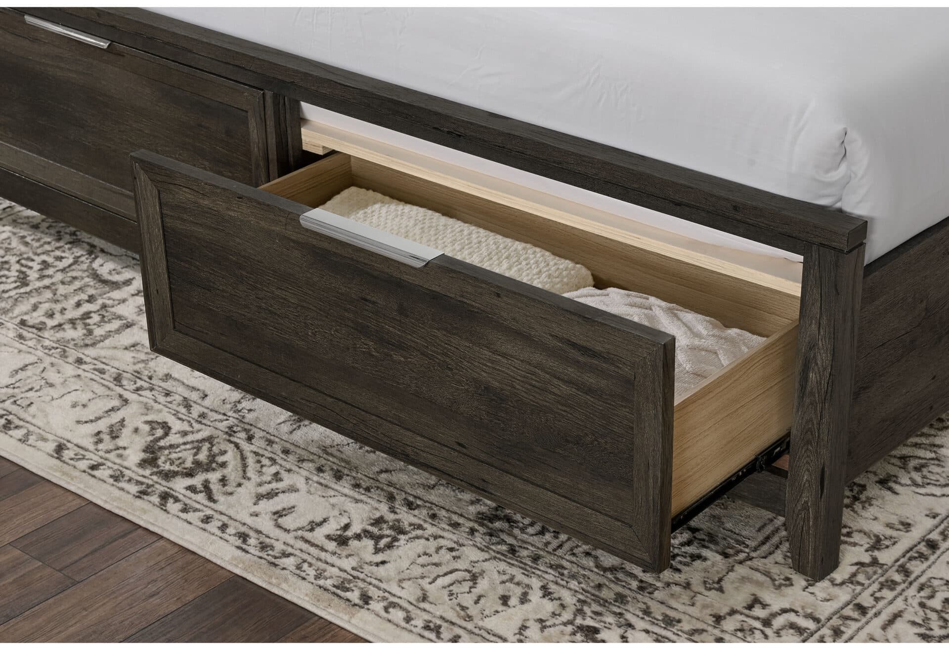 MARIAH DARK BROWN FULL BED - thumbnail 3
