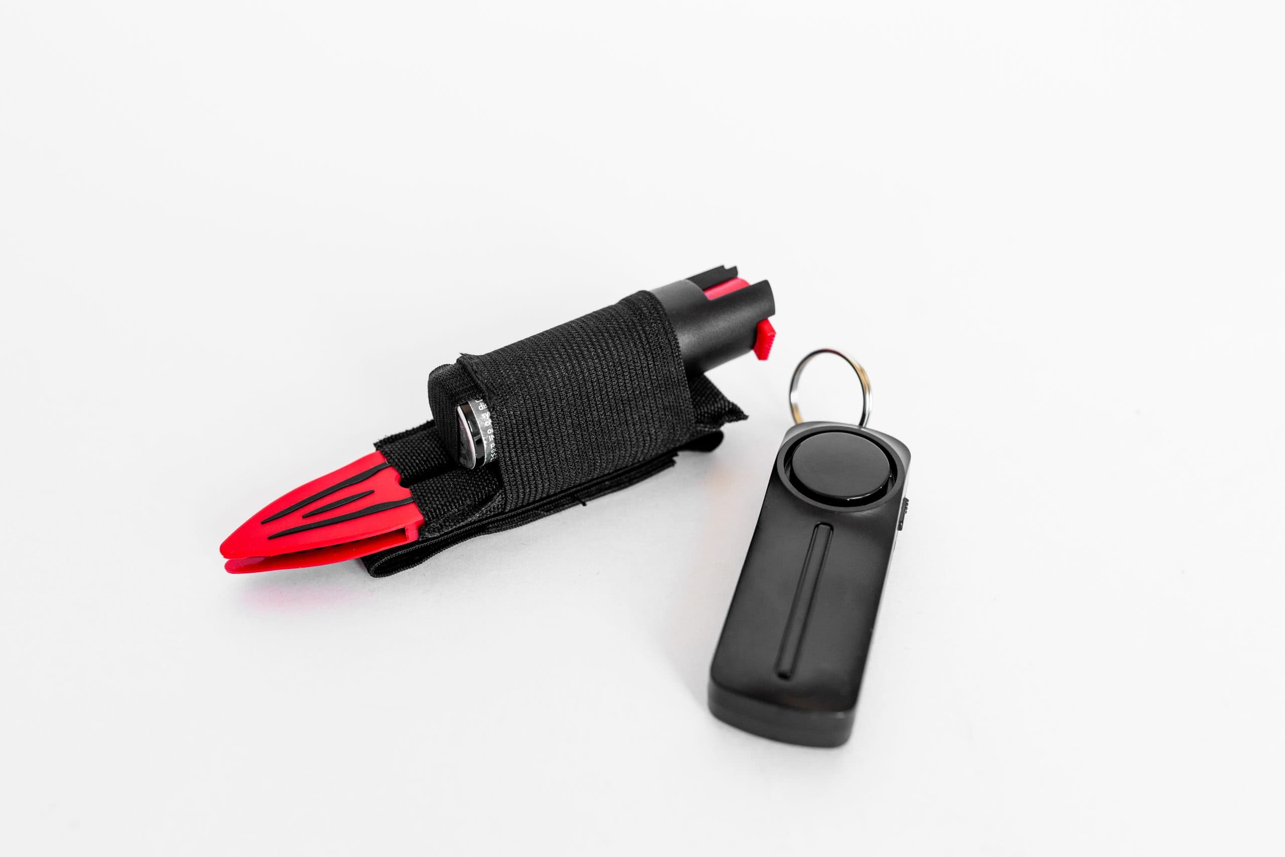 Self Defense Kit – Knife, Alarm & Pepper Spray – Go Guarded
