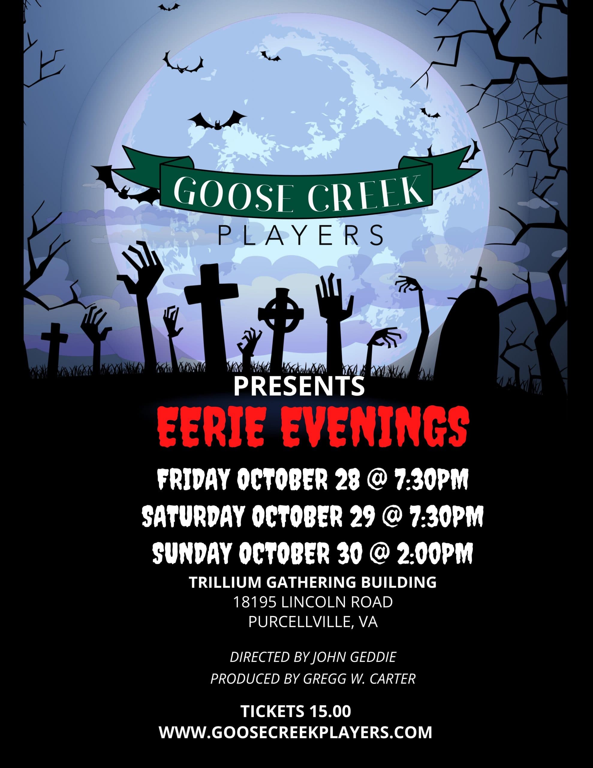 IN PERSON TICKET: 2022 –  10/28 Friday  7:30p