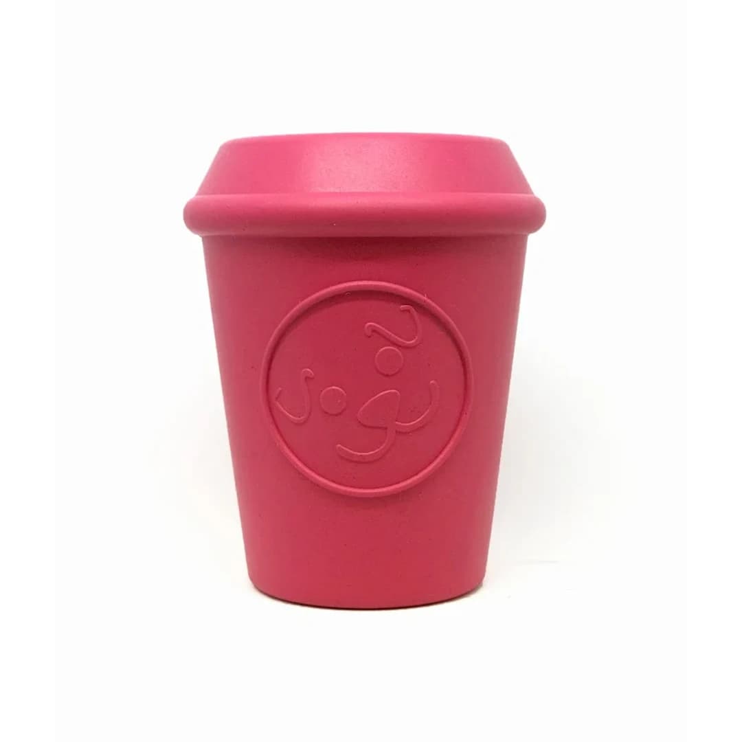 NEW! Durable Rubber Coffee Cup Chew Toy &amp; Tread Dispenser - thumbnail 5