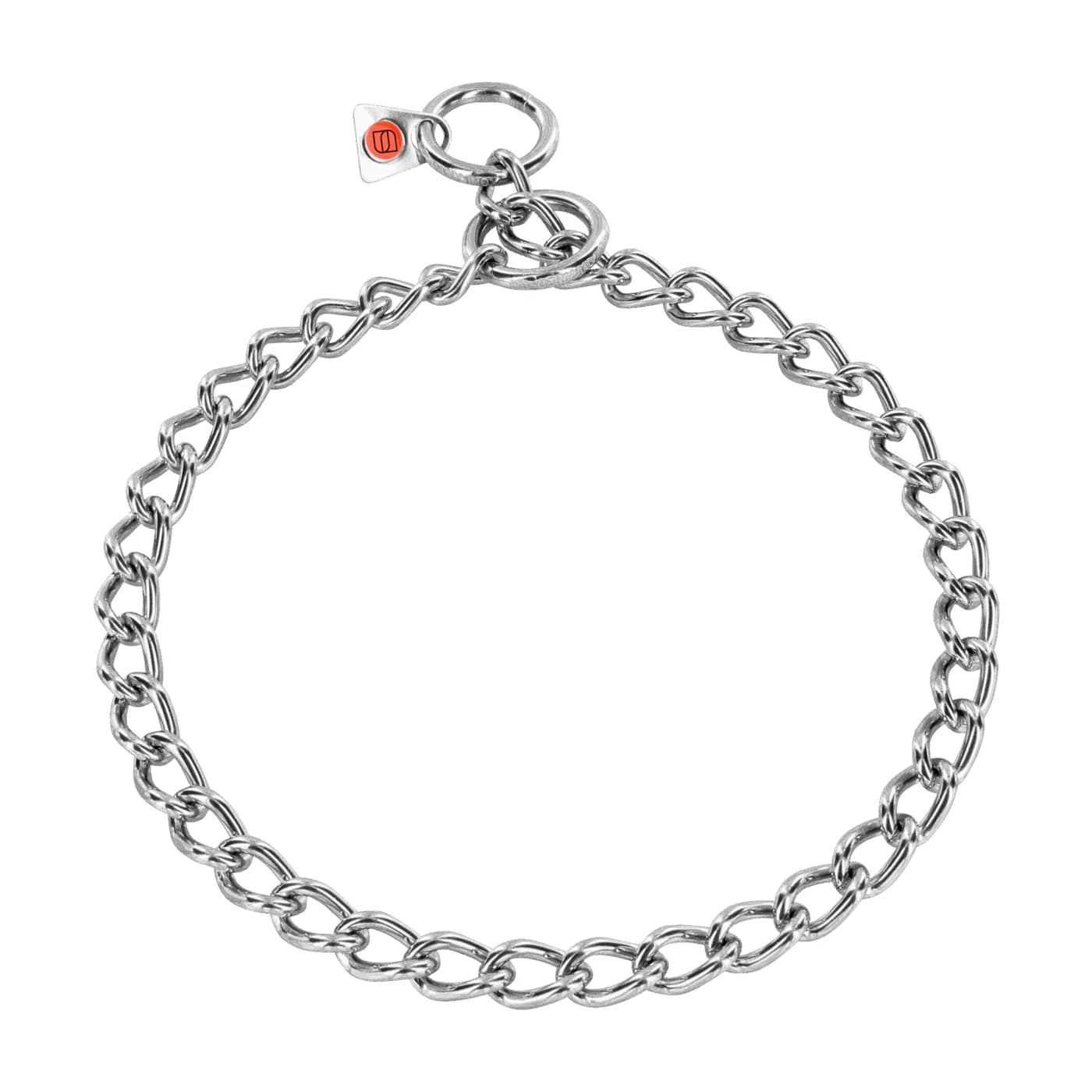 Stainless Steel and Steel Chrome Plated  Round Chain Link Collar – 3mm