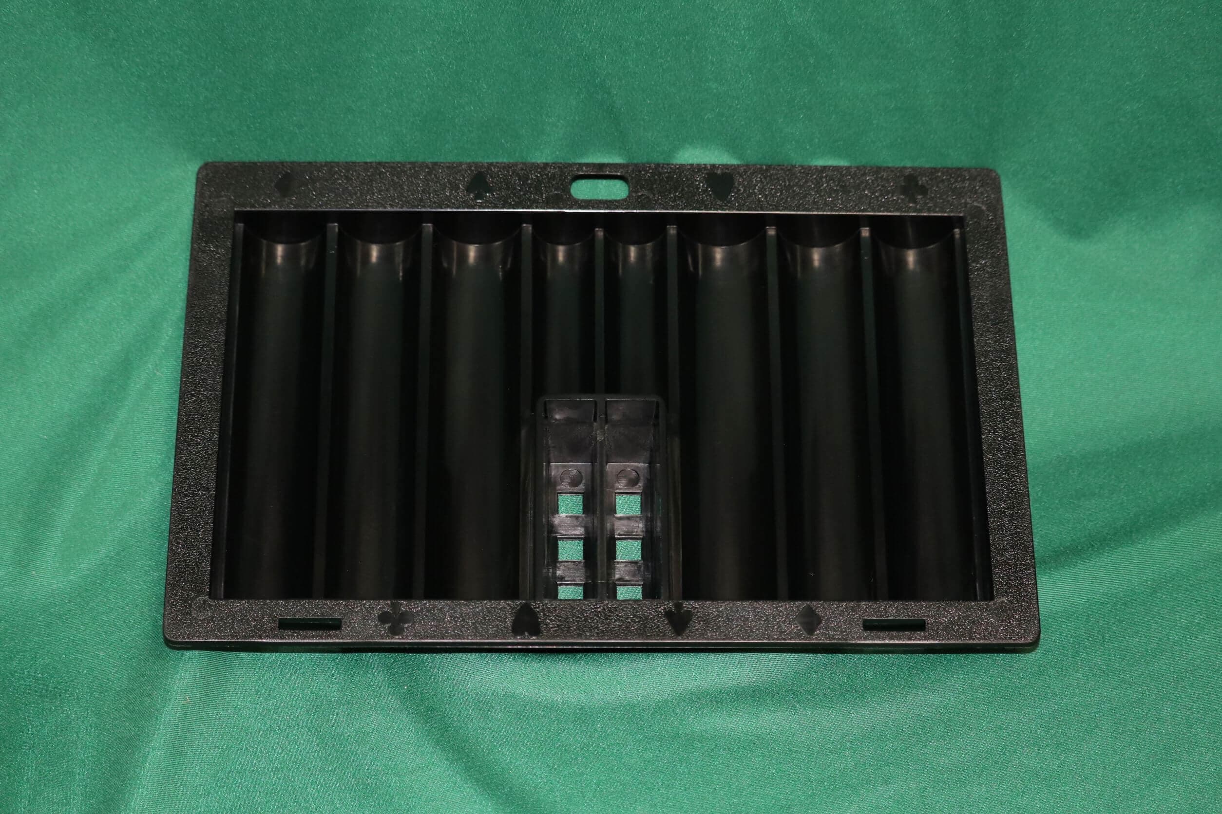 Black ABS Plastic Poker Tray