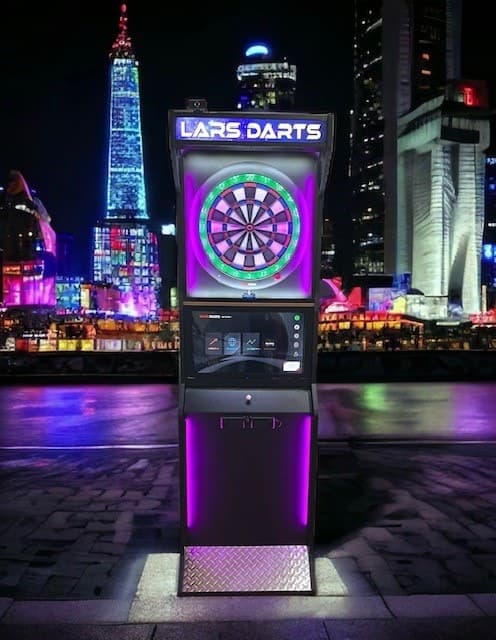 Custom Free Standing Dartboard Cabinet - thumbnail 2