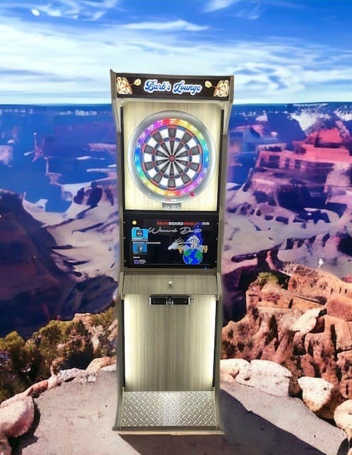 Custom Free Standing Dartboard Cabinet - thumbnail 6