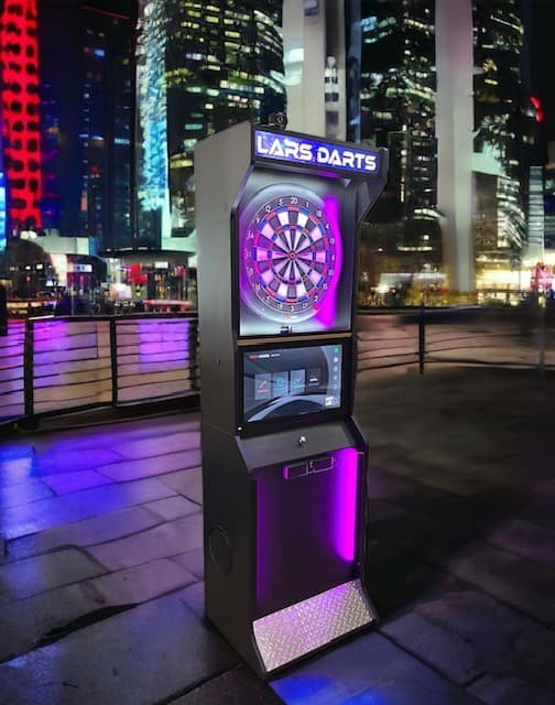 Custom Free Standing Dartboard Cabinet - thumbnail 5