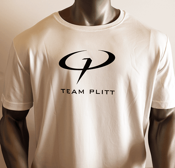 Race Shirt – Crew – White Dry Wicking