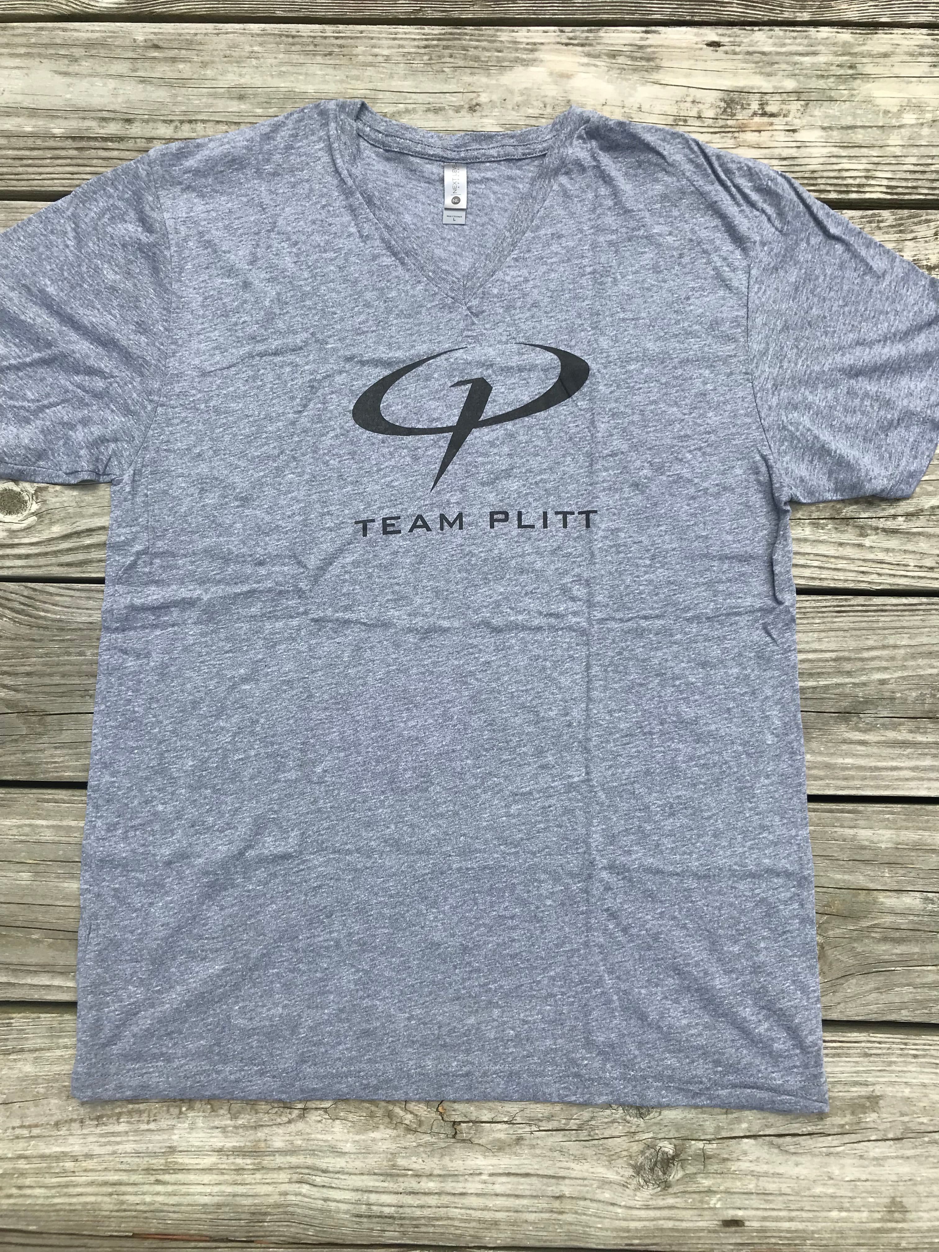 Race Shirt – V-Neck – Gray