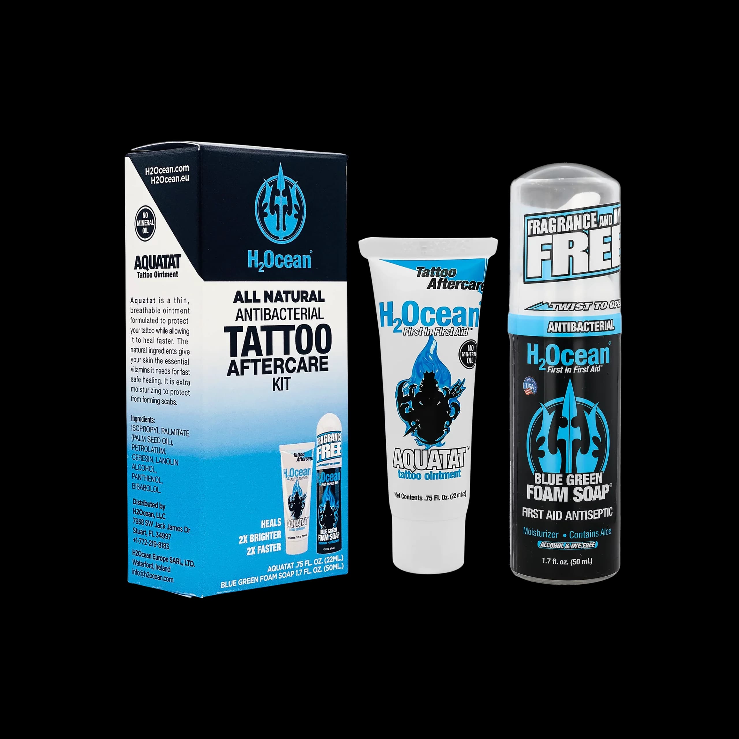 H2Ocean Antibacterial Aftercare Kit