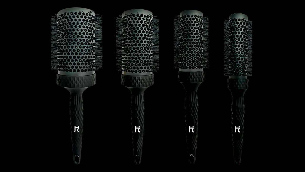 The Hanzo Ceramic Round Brush Set
