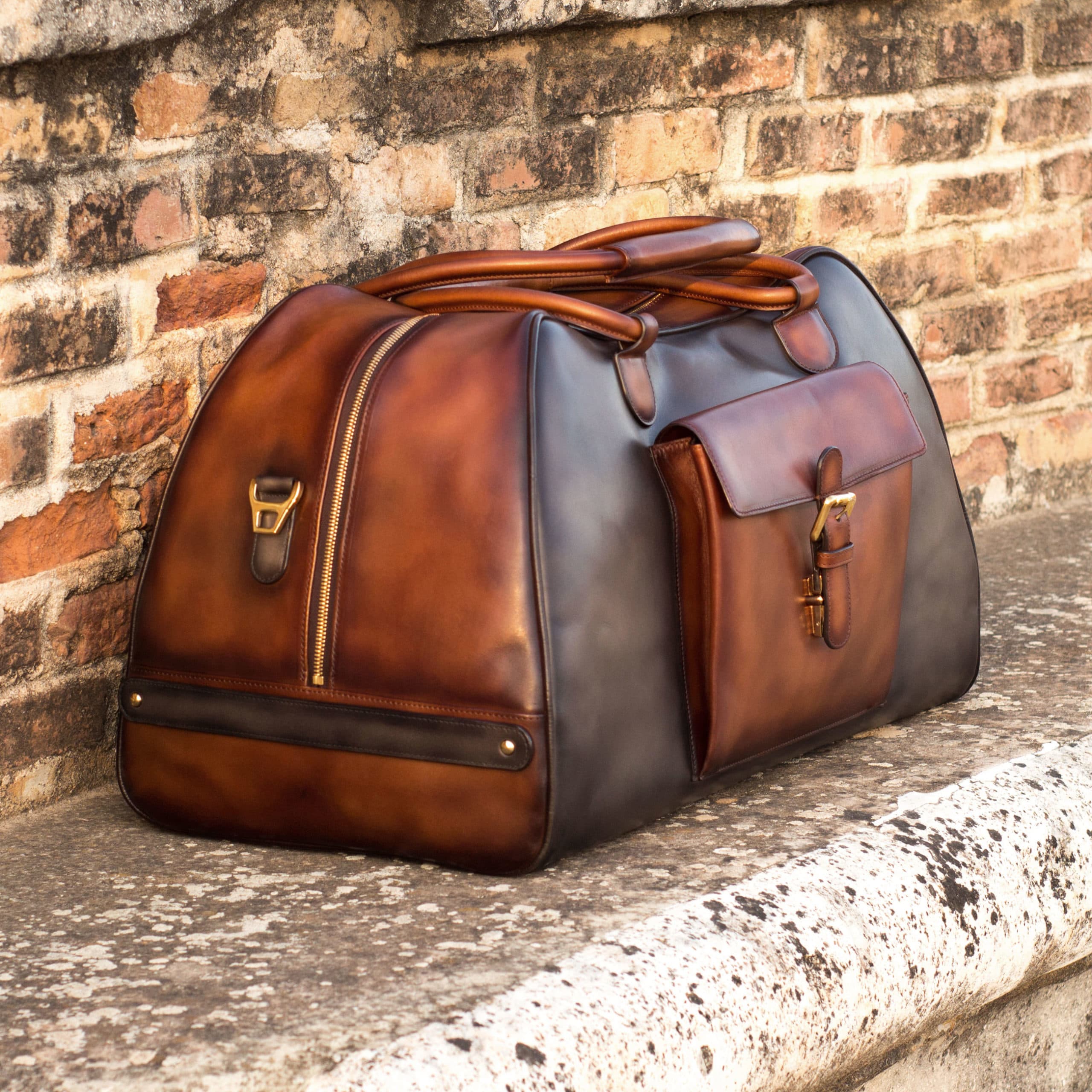 The Weekender: Gray/Brown Patina - thumbnail 3