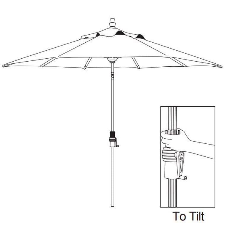 9′ Octagonal Umbrella w/ Collar Tilt - thumbnail 2