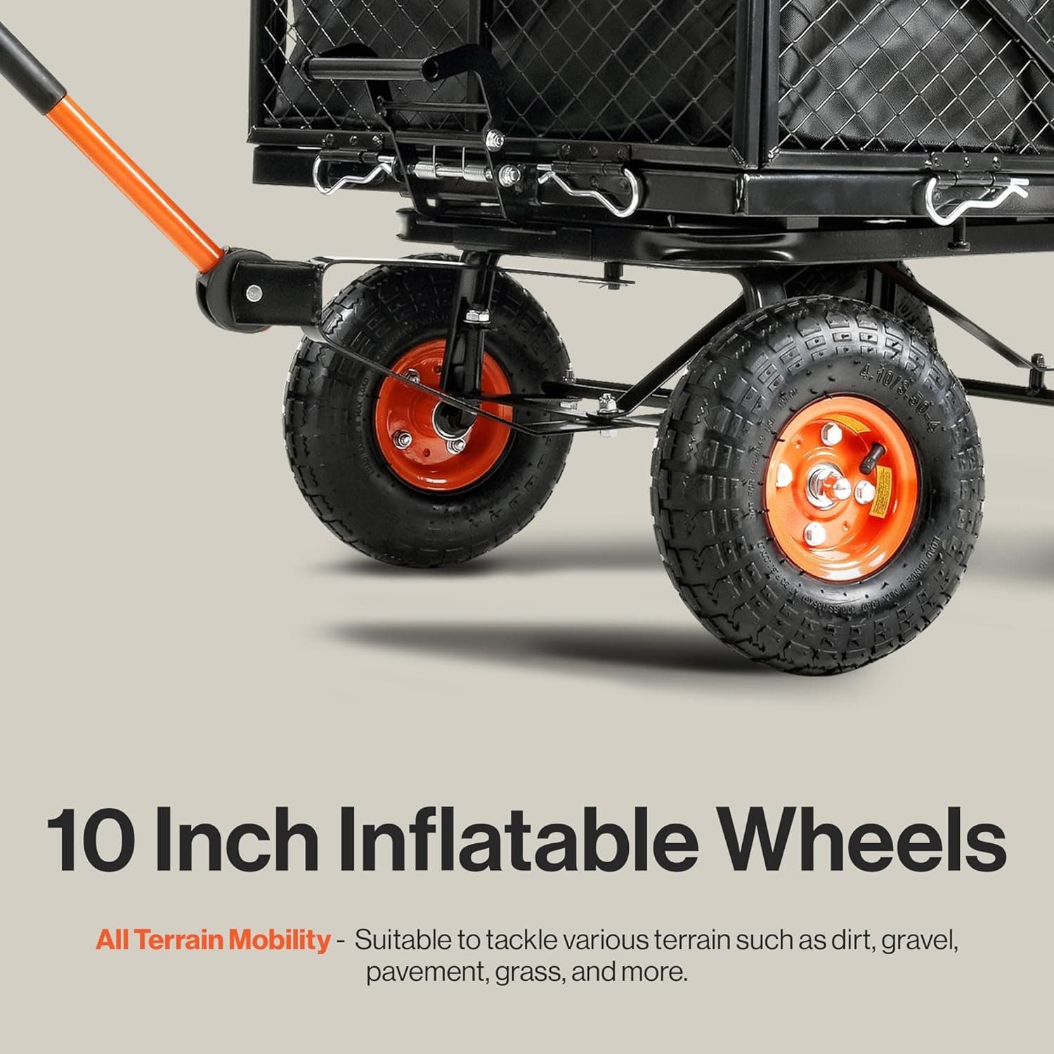 SuperHandy Towable Garden Cart - thumbnail 7