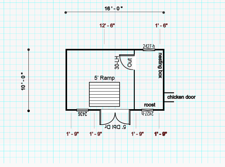 15463.5 Chicken Coop 10×16 - thumbnail 2