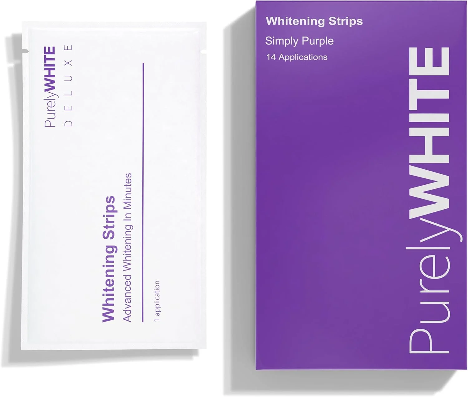 PurelyWHITE Purple Whitening Strips – Peroxide-Free & Enamel Safe