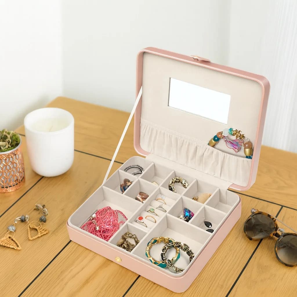 Melissa Jewelry Travel Case ~ Blush