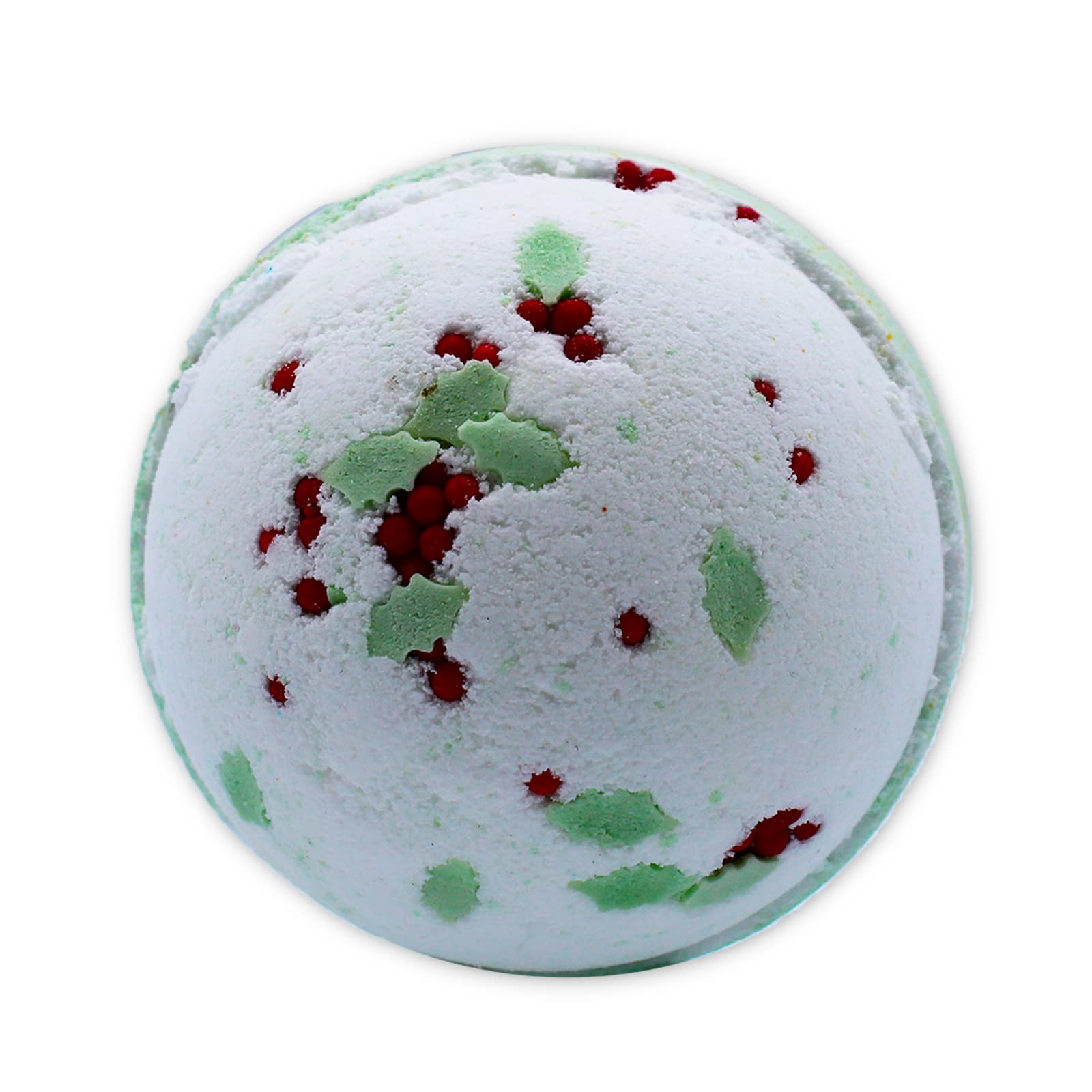 Christmas Bath Bombs With Berry & Mistletoe
