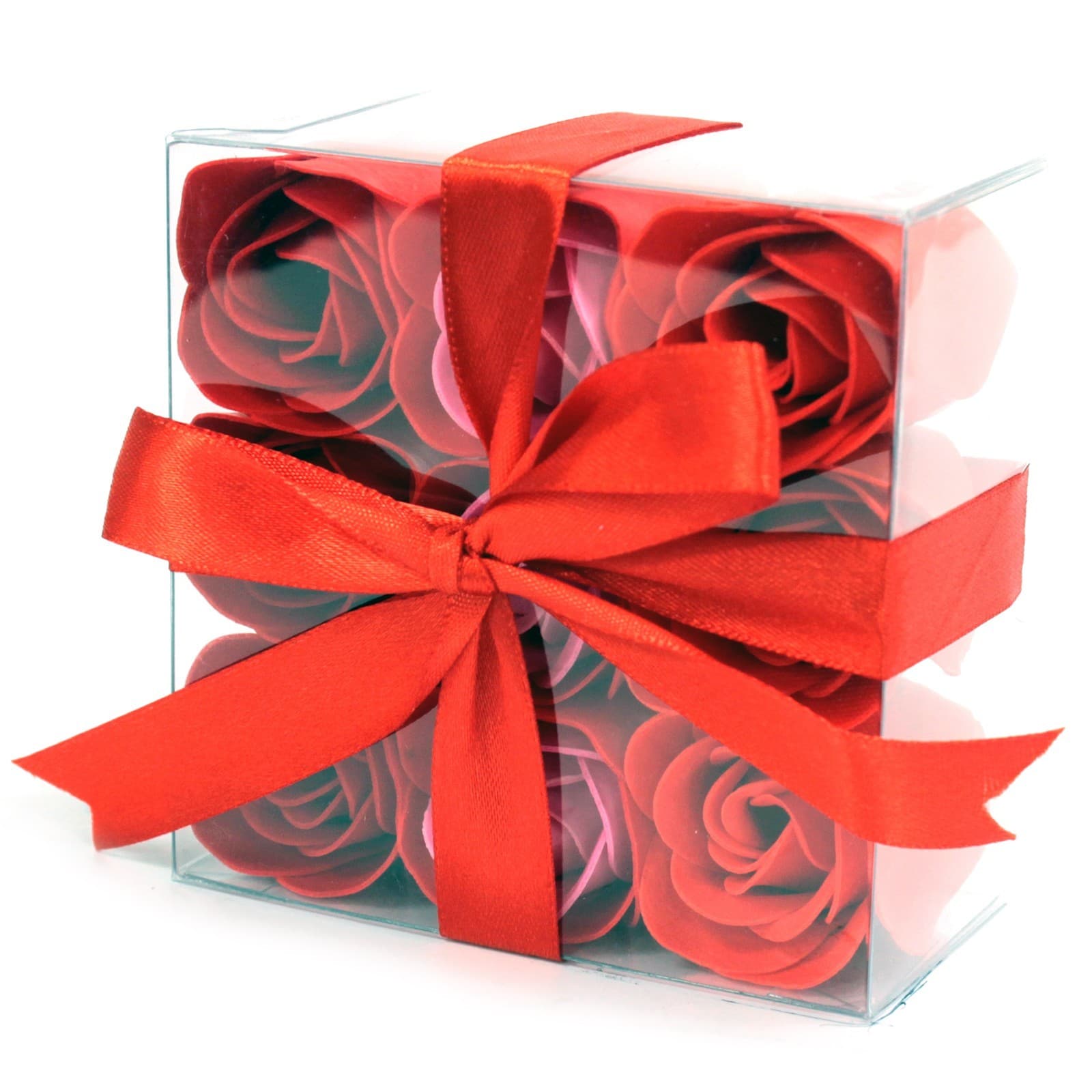 9 Red Roses Soap Flower Gift Box