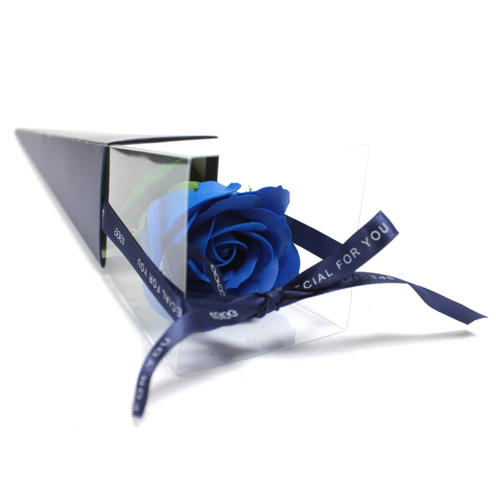 Blue Rose Soap Flower
