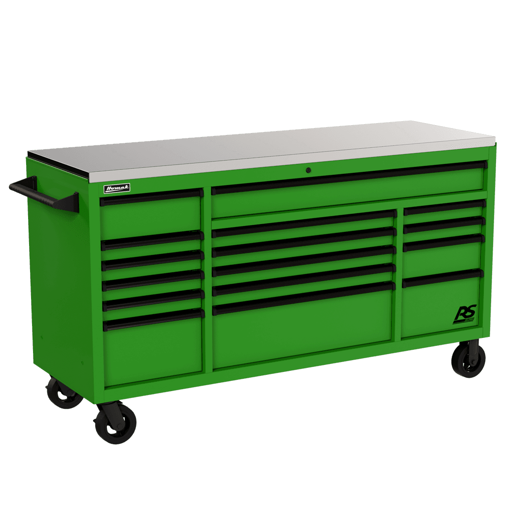 72” Roller Cabinet w/ Stainless Steel Top RS Pro