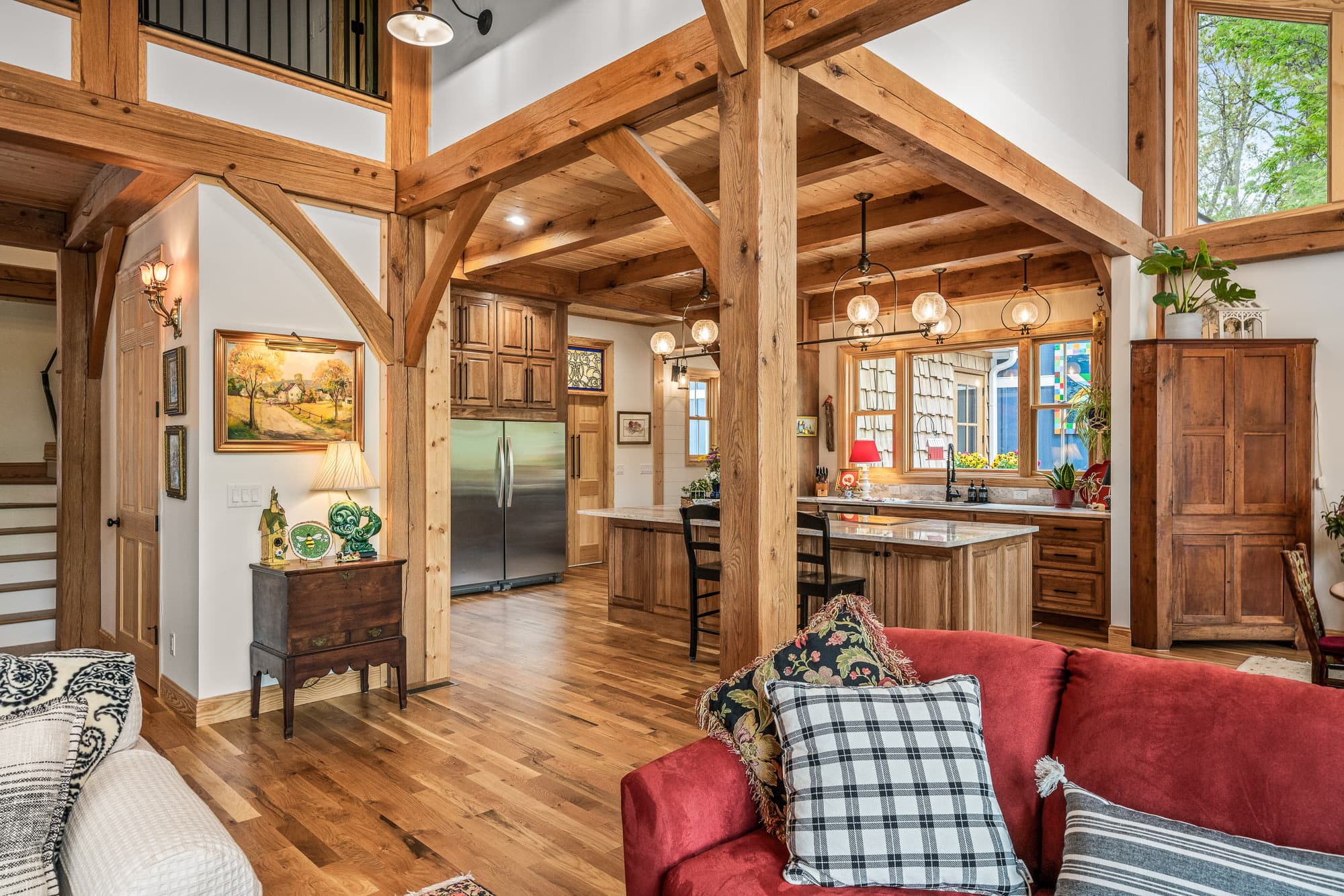 Lakeside Timber Frame Home - thumbnail 6
