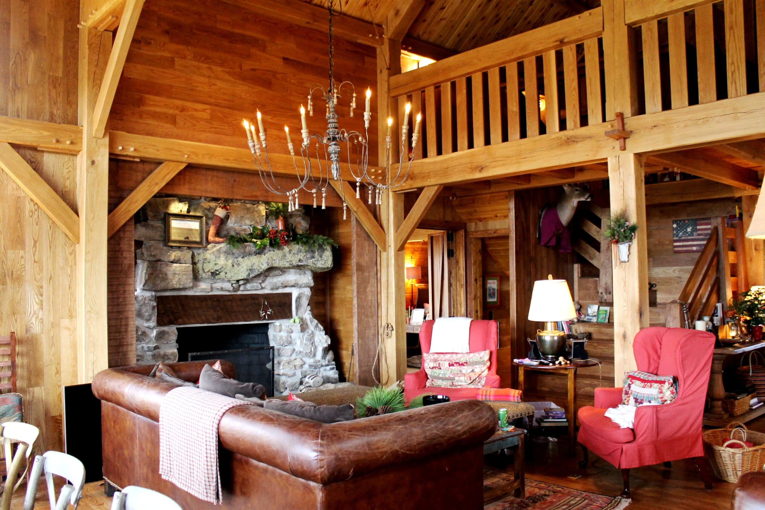 Rock Island Timber Frame Home - thumbnail 3