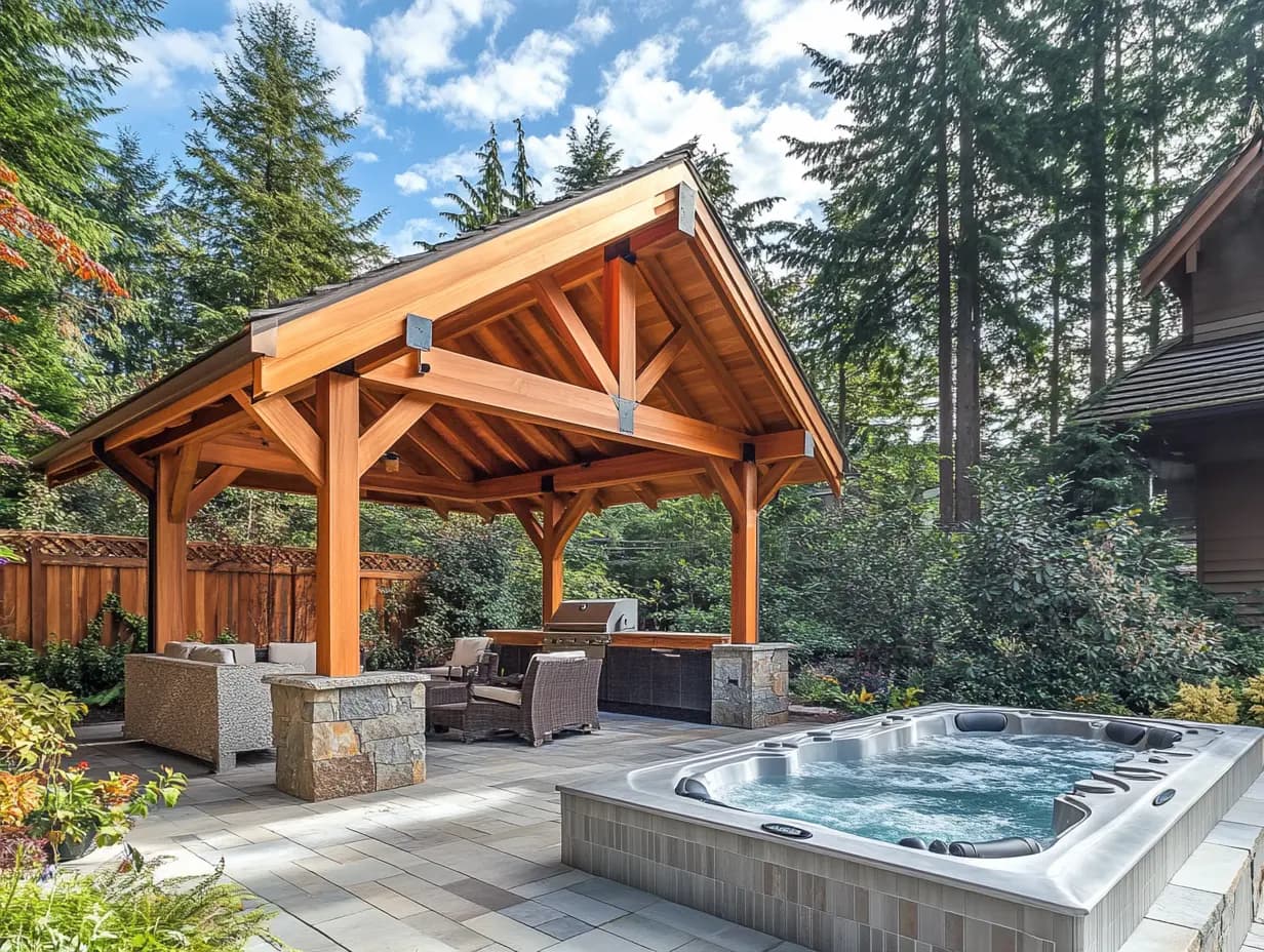 Hot Tub Pavilion Package - thumbnail 7