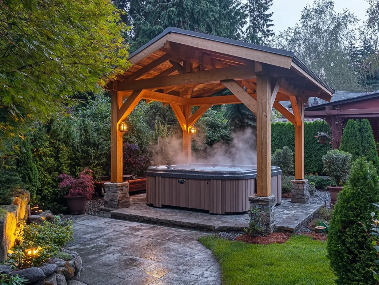 Hot Tub Pavilion Package - thumbnail 2