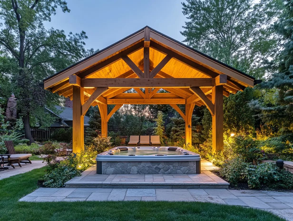 Hot Tub Pavilion Package - thumbnail 9