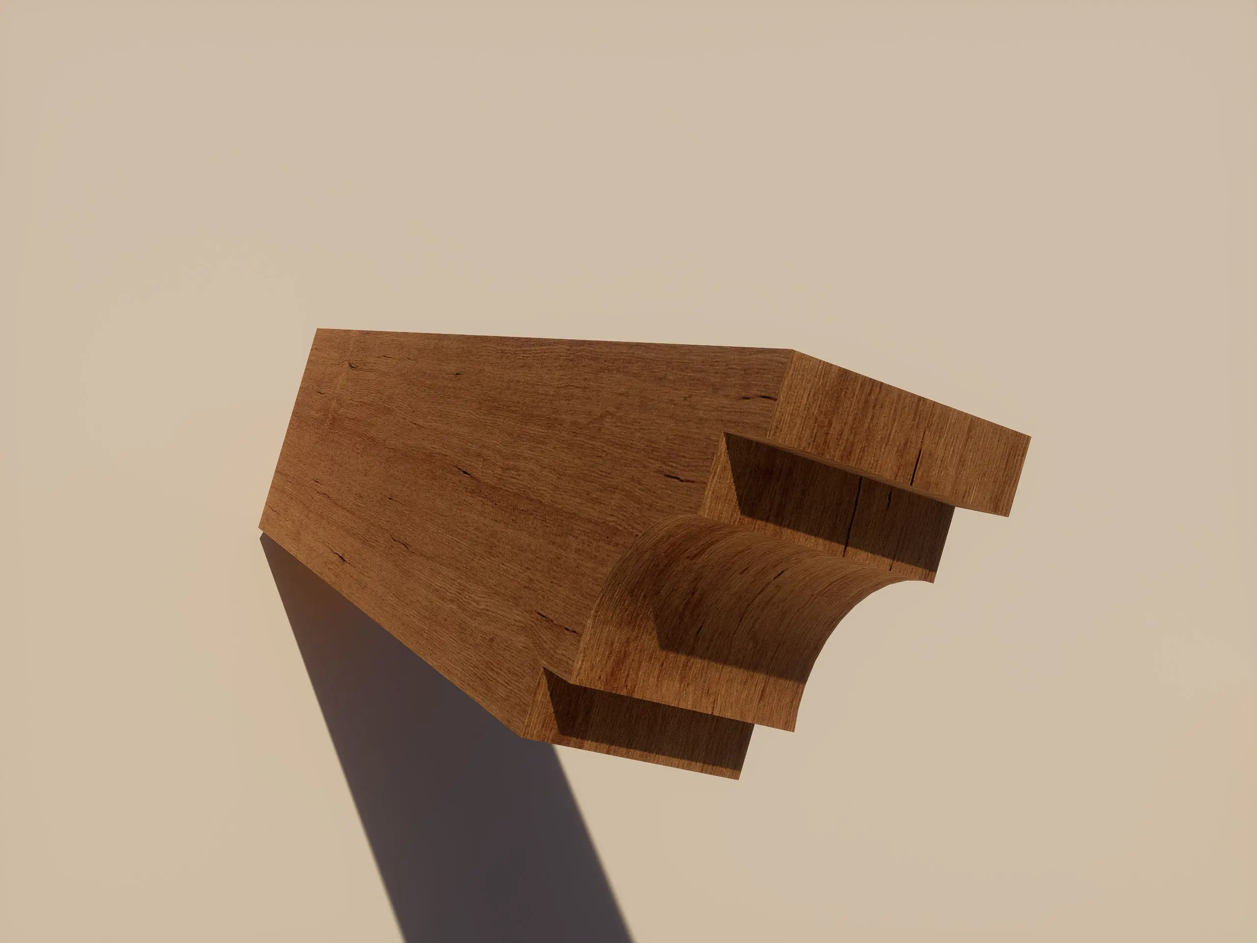 Handcrafted Timber Frame Rafter Tails