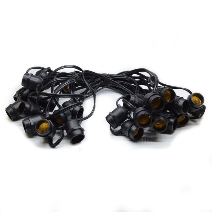 50’ E26 Commercial Grade Light Strings with 16 Gauge Wire