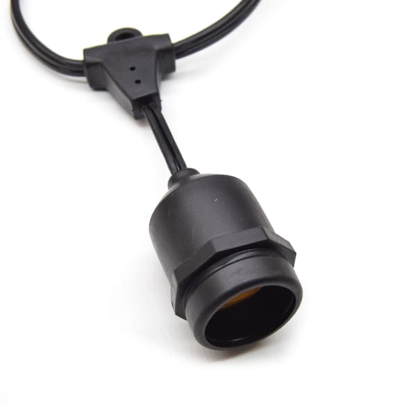 24’ E26 Commercial Grade Light Strings with Suspended Sockets and 16 Gauge Wire - thumbnail 2