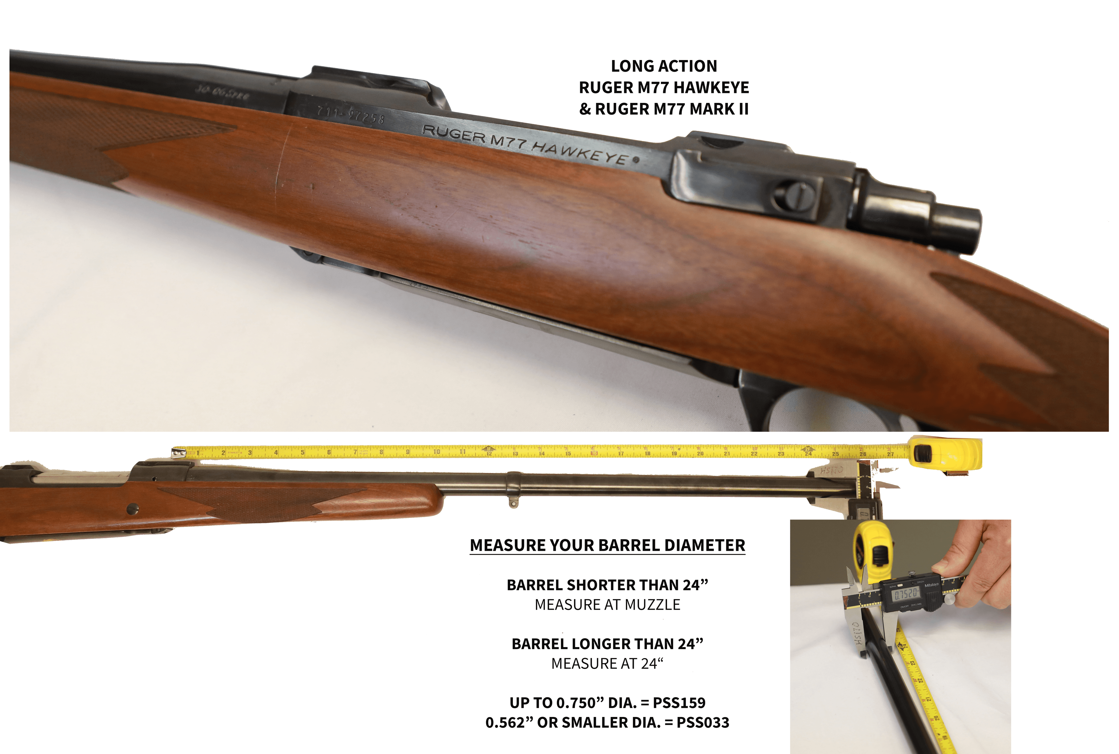 PSS033 – Ruger M77 Mark II / Hawkeye Long Action Rifle Stock - thumbnail 8