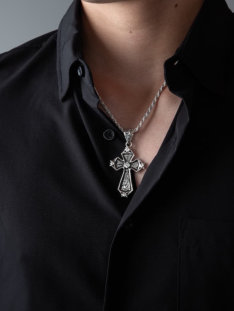 Sparky Cross Pendant - thumbnail 3