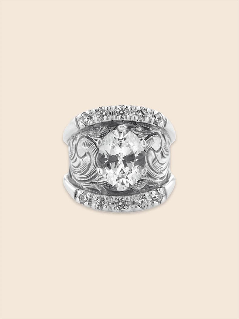 Custom Texas Solitaire Ring