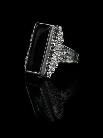 Zelda Black Onyx Ring