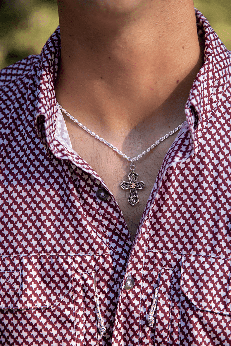 Wyatt Cross Pendant - thumbnail 2