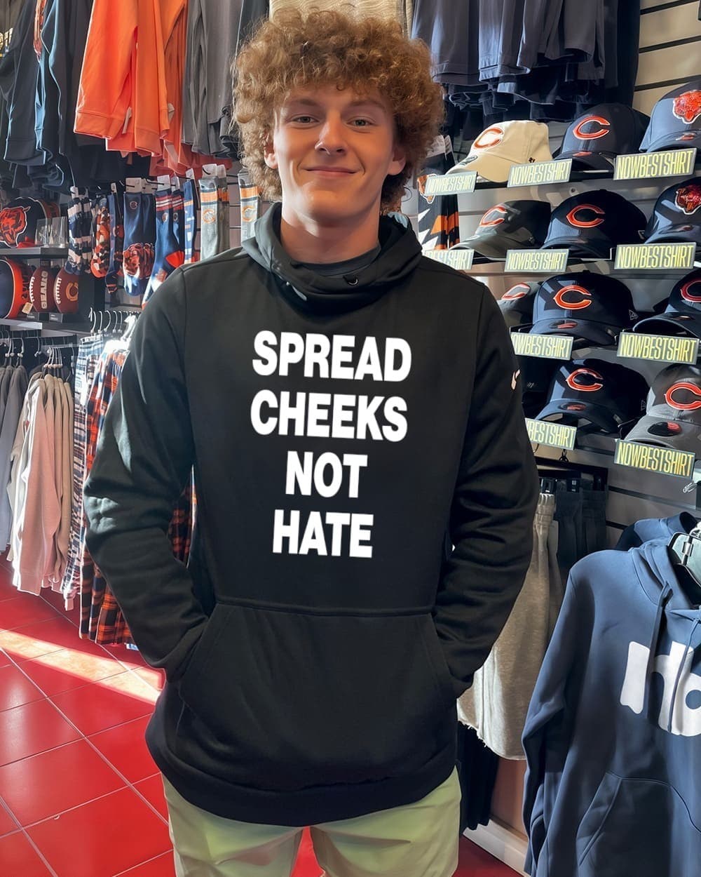 Spread cheeks not hate  shirt - thumbnail 2