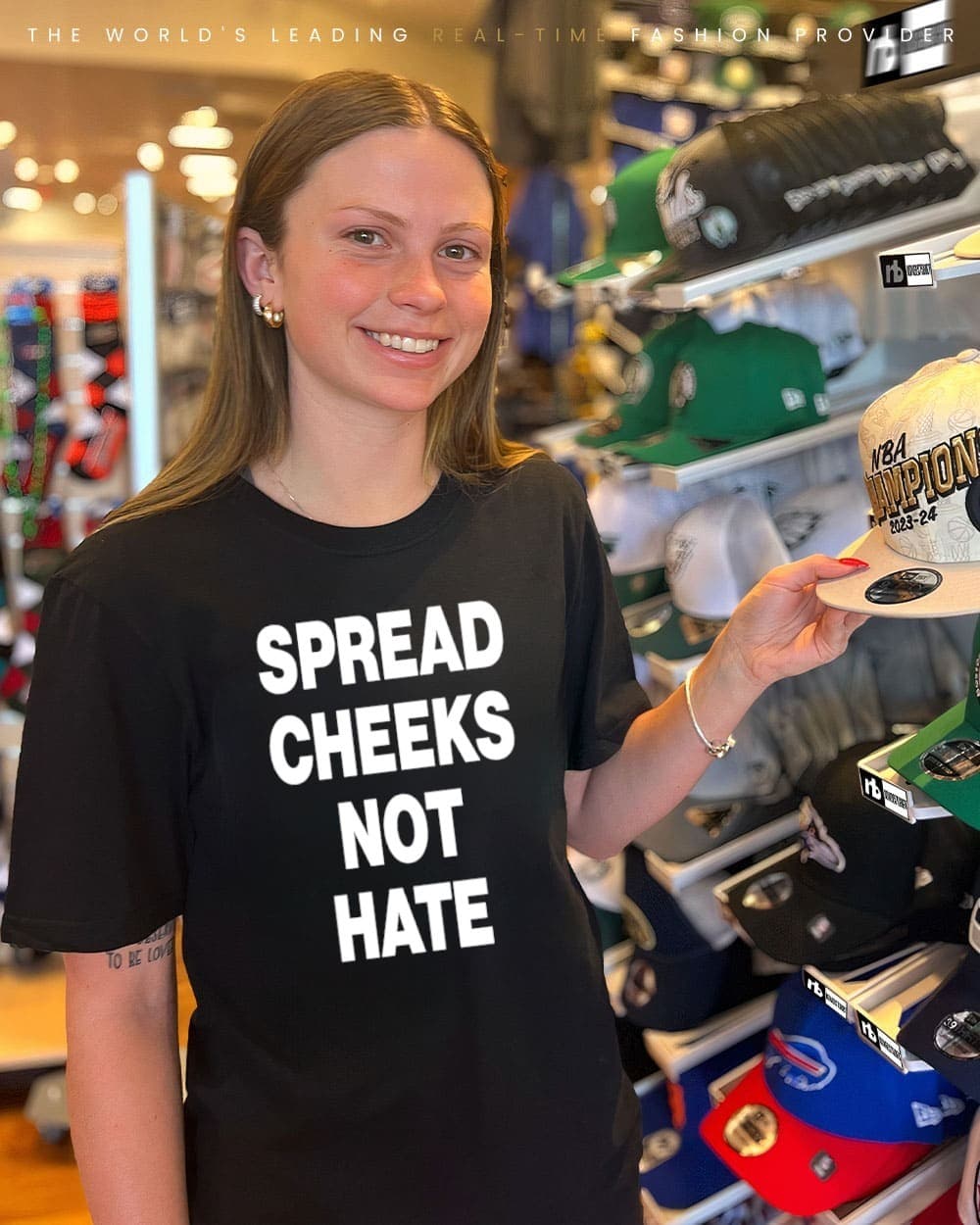 Spread cheeks not hate  shirt - thumbnail 3