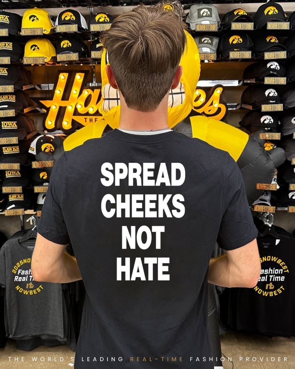 Spread cheeks not hate  shirt - thumbnail 4